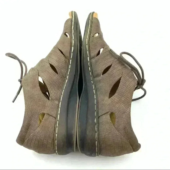 Natural soul flats sz  7 37 Beatrice brown leather - Picture 8 of 12